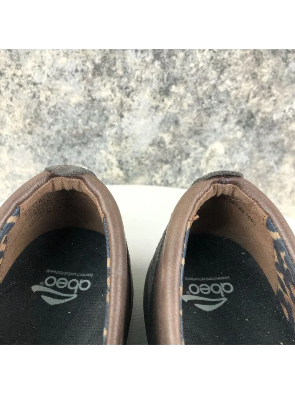 Abeo Women's Size 9 Eastbourne Brown Leather Slip On Comfort Shoes Loafers